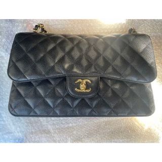 シャネル(CHANEL)のCHANEL マトラッセ　キャビアスキン30 ゴールド(ショルダーバッグ)