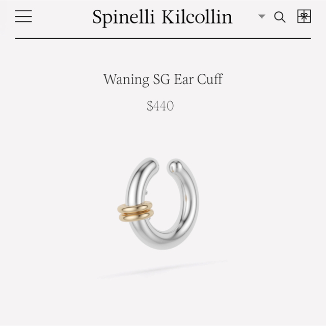 Spinelli Kilcollin イヤーカフピアス(片耳用)