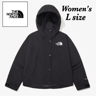 ザノースフェイス(THE NORTH FACE)の新品未使用　海外限定　ノースフェイス　マウンテンパーカー　レディース　L 黒(ナイロンジャケット)