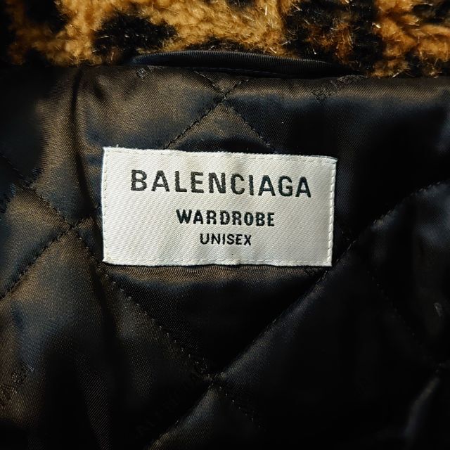 BALENCIAGA レオパードファージャケット　コート　34 オーバーサイズ