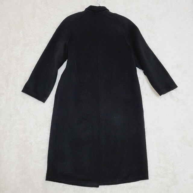 Christian Dior ディオール カシミヤ ダブル ロングコート 黒 L | www