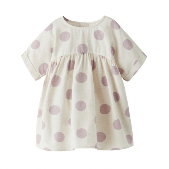 ZARA KIDS(ザラキッズ)のドット柄ワンピース キッズ/ベビー/マタニティのキッズ服女の子用(90cm~)(ワンピース)の商品写真