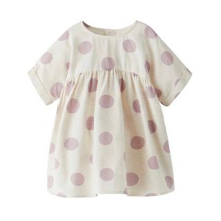 ザラキッズ(ZARA KIDS)のドット柄ワンピース(ワンピース)