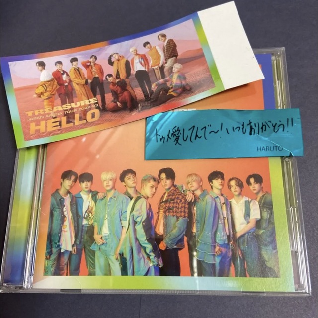 TREASURE(トレジャー)のtreasure 日本アルバム　銀テープ　ハルト エンタメ/ホビーのCD(K-POP/アジア)の商品写真