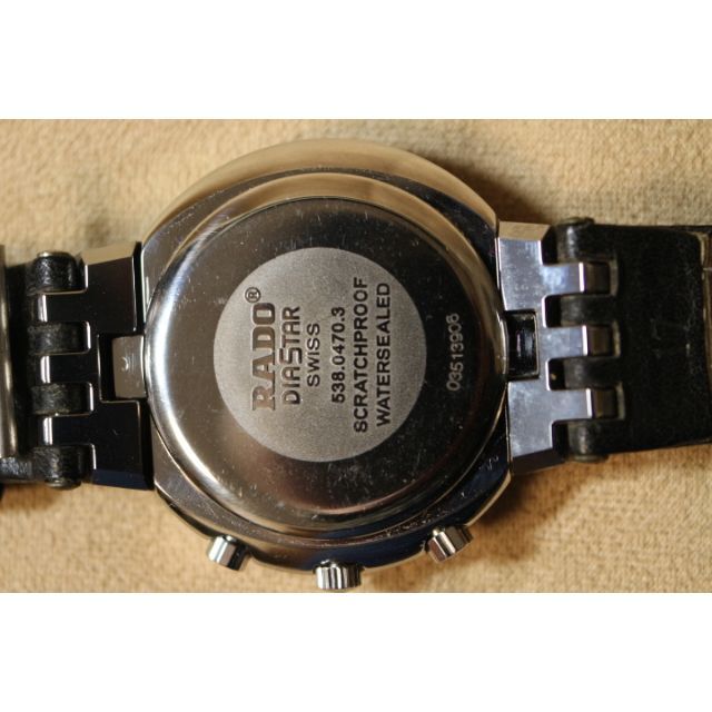 RADO(ラドー)の☆RADO DIASTAR TACHYMETER 美品中古品☆ メンズの時計(腕時計(アナログ))の商品写真