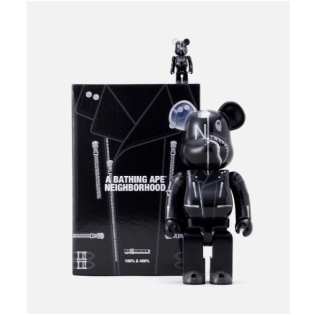 BE@RBRICK(ベアブリック)のBAPE NEIGHBORHOOD BE@RBRICK 100％ & 400％ ハンドメイドのおもちゃ(フィギュア)の商品写真