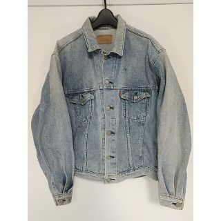 リーバイス(Levi's)のLevis デニムジャケット Ｌサイズ 青 ブルー リーバイス 古着屋 アメカジ(Gジャン/デニムジャケット)