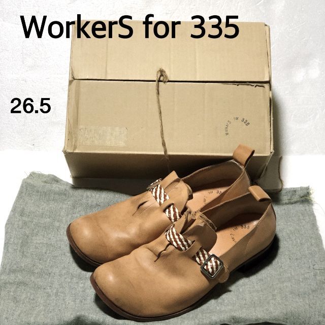 workers for 335 レザーシューズ/ワーカーズフォーサンサンゴ 短靴