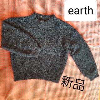 アースミュージックアンドエコロジー(earth music & ecology)のearth music and ecology レディース ニット 緑 新品(ニット/セーター)