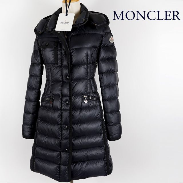 人気ショップ エルミンヌ モンクレール - MONCLER ブラック 国内正規品 ...