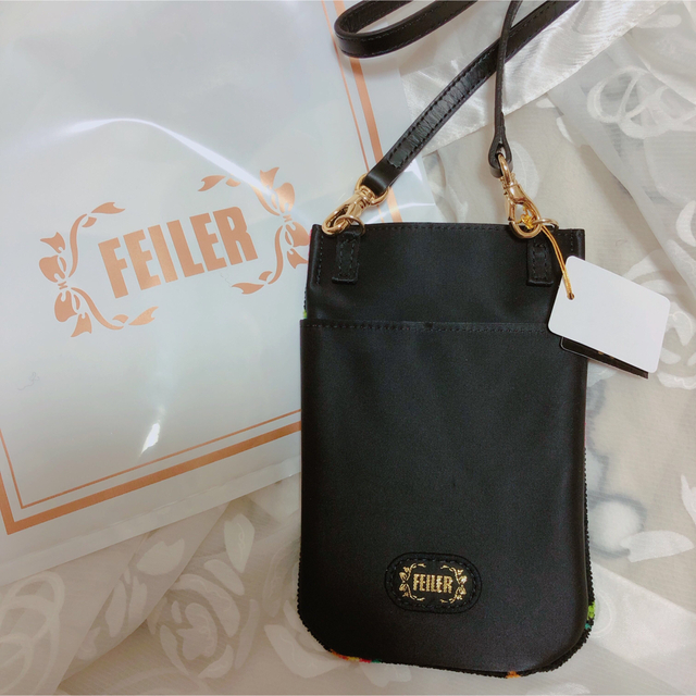 FEILER ハイジブラック スマホショルダー 新品未使用品