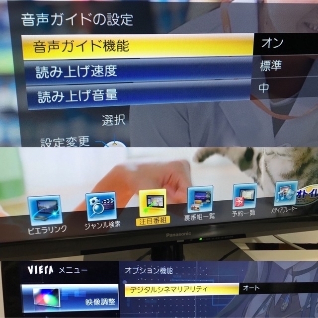 Panasonic(パナソニック)の【先進しゃべるTV】24型 VIERA 液晶テレビ ビエラ パナソニック スマホ/家電/カメラのテレビ/映像機器(テレビ)の商品写真