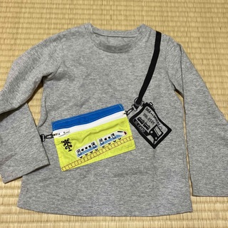 新幹線　ロングTシャツ　110(Tシャツ/カットソー)