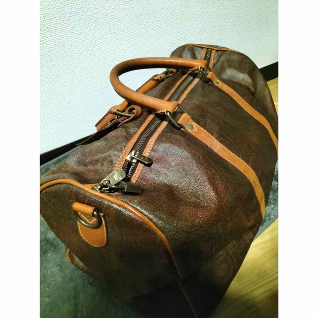 ETRO(エトロ)のETRO エトロ ペイズリー柄 PVC×レザー ボストンバッグ 旅行バッグ レディースのバッグ(ボストンバッグ)の商品写真