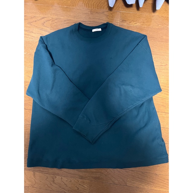 ATON - aton NATURAL DYE URAKE スウェット グリーンの通販 by とみ ...