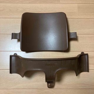 ストッケ(Stokke)のトリップトラップ　ベビーセット　ウォールナット　焦茶　ブラウン　こげ茶(その他)