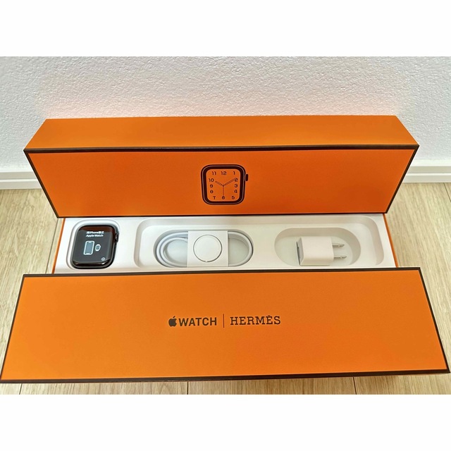 絶妙なデザイン Watch 【美品】Apple - Hermes HERMES 44mm 6 Series