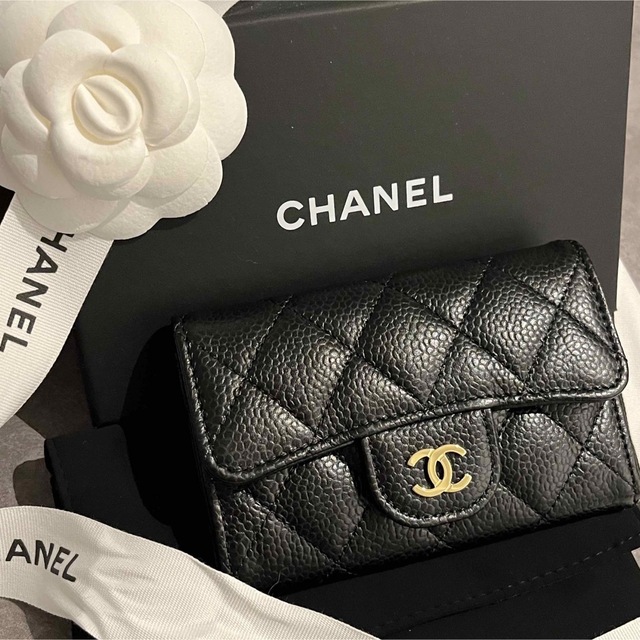 CHANEL シャネル マトラッセ コインパース AP0126 コインケース キャビアスキン ベージュ/083223