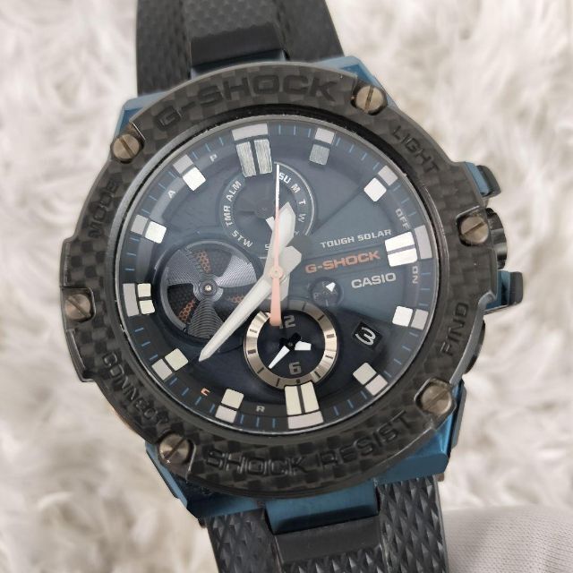 CASIO(カシオ)の美品✨カシオ G-SHOCK ソーラークオーツ GST-B100XB-2AJF メンズの時計(腕時計(アナログ))の商品写真