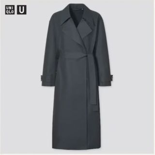 ユニクロ(UNIQLO)のuniqlo u 2021ss トレンチコート　darkgray(トレンチコート)