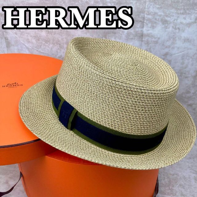 現品限り一斉値下げ！】 Hermes 未使用保管品 エルメス ストローハット