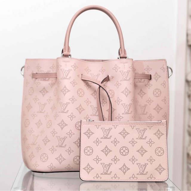 LOUIS VUITTON(ルイヴィトン)のルイヴィトン　ジロラッタ マヒナ トートバッグ レザー マグノリア 2WAY レディースのバッグ(トートバッグ)の商品写真