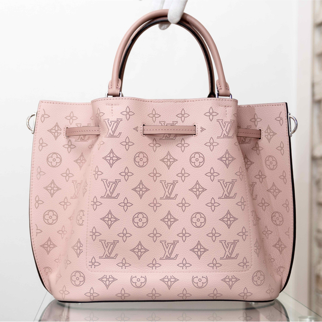 LOUIS VUITTON(ルイヴィトン)のルイヴィトン　ジロラッタ マヒナ トートバッグ レザー マグノリア 2WAY レディースのバッグ(トートバッグ)の商品写真