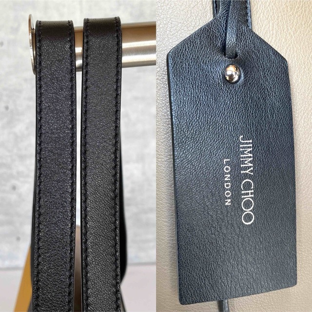 【美品】JIMMY CHOO TWIST EAST WEST A4 トートバッグ 6