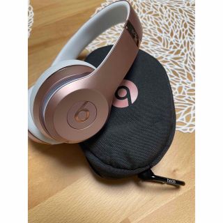 ビーツ(Beats)のBeats solo3 wireless ヘッドホン　ローズゴールド(ヘッドフォン/イヤフォン)