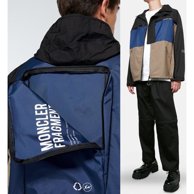 MONCLER(モンクレール)のMONCLER モンクレール ジーニアス バッグ一体型ジャケットWARREN メンズのジャケット/アウター(ナイロンジャケット)の商品写真