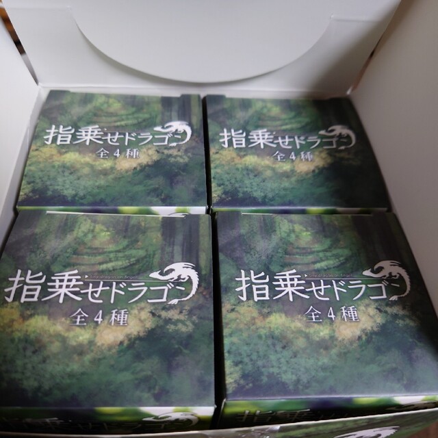 指乗せドラゴン 未開封4つ入り＋1種 エンタメ/ホビーのおもちゃ/ぬいぐるみ(模型/プラモデル)の商品写真