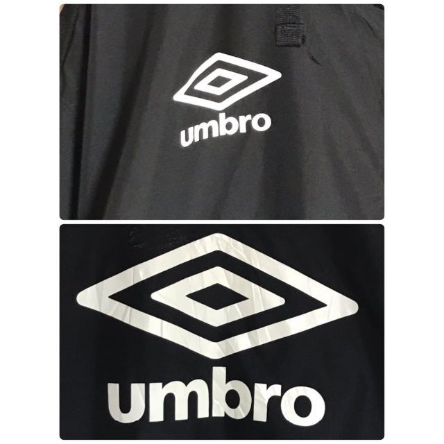 UMBRO(アンブロ)の【人気Ｌサイズ】アンブロ⭐︎背面センターデカロゴナイロンジャケット　薄手　F65 メンズのジャケット/アウター(ミリタリージャケット)の商品写真