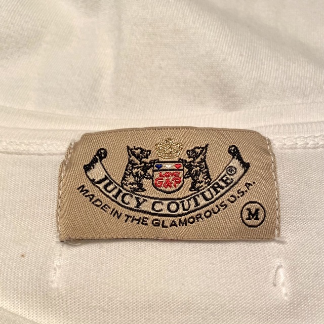 Juicy Couture(ジューシークチュール)の美品!!★JUICY COUTUREジューシークチュール ロンT★アメリカ製 レディースのトップス(Tシャツ(長袖/七分))の商品写真