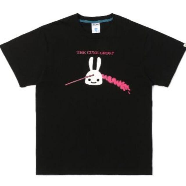 CUNE(キューン)の新品 cune キューン うさぎ フェス ライブ 全国ツアー Tシャツ XL 黒 メンズのトップス(Tシャツ/カットソー(半袖/袖なし))の商品写真