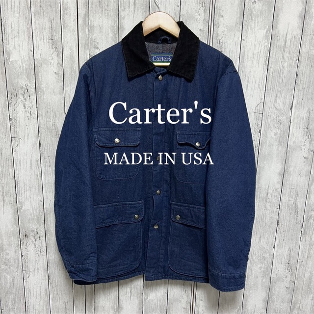 美品！90s Carter's デニムカバーオール！ブランケット！アメリカ製！