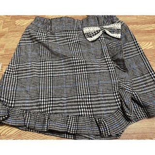新品　110 暖かいキュロットスカート　スカーチョ　ズボン　パンツ　キッズ服(スカート)