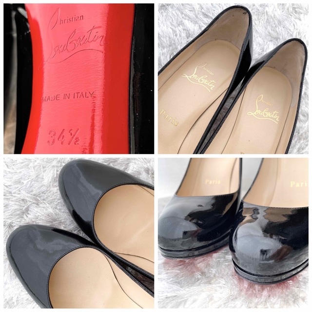 Christian Louboutin(クリスチャンルブタン)のクリスチャンルブタン　ハイヒール　エナメル　定番　パンプス　美品 レディースの靴/シューズ(ハイヒール/パンプス)の商品写真