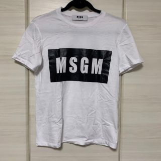 エムエスジイエム(MSGM)のMSGM ロゴ Tシャツ ホワイト(Tシャツ(半袖/袖なし))