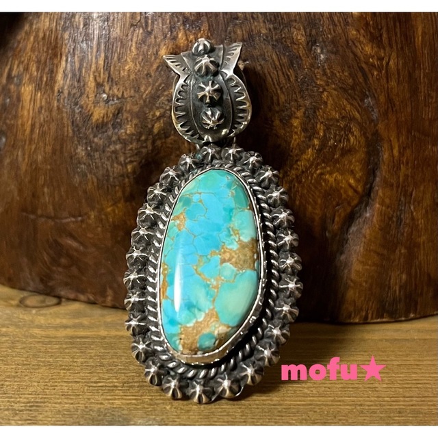 きれいなターコイズのペンダント インディアンジュエリー navajo
