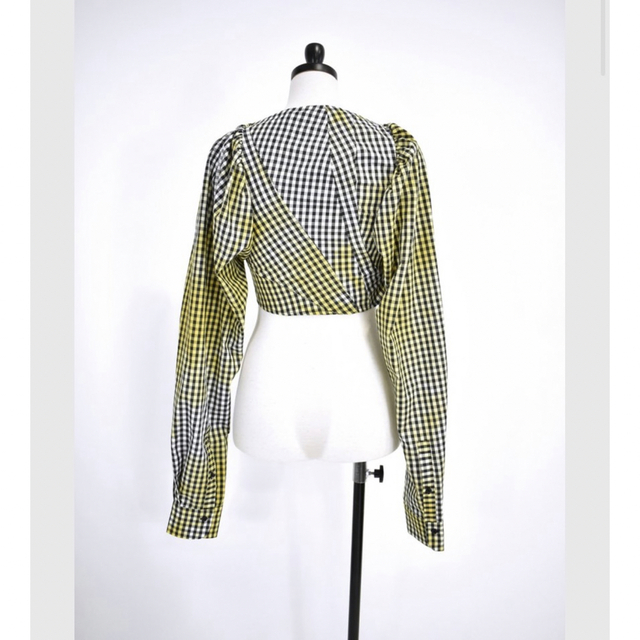 JOHN LAWRENCE SULLIVAN(ジョンローレンスサリバン)のottolinger gingham check blouse レディースのトップス(シャツ/ブラウス(長袖/七分))の商品写真