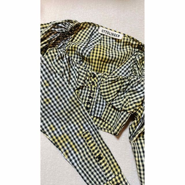 JOHN LAWRENCE SULLIVAN(ジョンローレンスサリバン)のottolinger gingham check blouse レディースのトップス(シャツ/ブラウス(長袖/七分))の商品写真