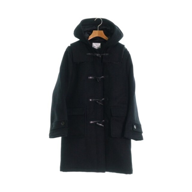 noir kei ninomiya ダッフルコート S 黒 【古着】【中古】 【訳あり