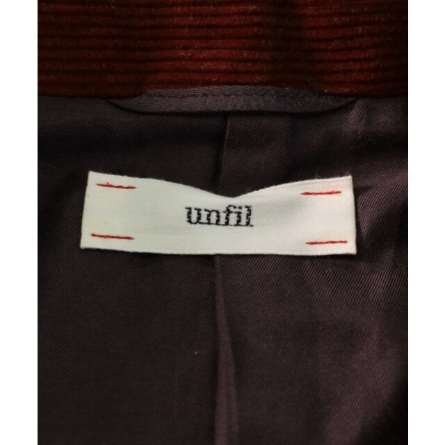 unfil (アンフィル)のunfil アンフィル カジュアルジャケット 5(XL位) 茶 【古着】【中古】 メンズのジャケット/アウター(テーラードジャケット)の商品写真