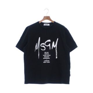 エムエスジイエム(MSGM)のMSGM エムエスジーエム Tシャツ・カットソー XL 黒 【古着】【中古】(Tシャツ/カットソー(半袖/袖なし))