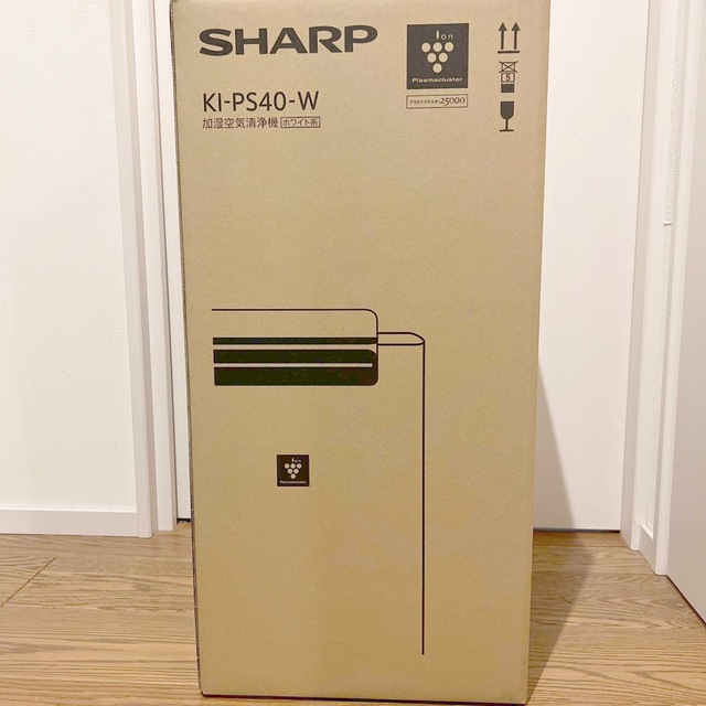 SHARP 加湿空気清浄機 KI-PS40-W プラズマクラスター (新品、未使用品