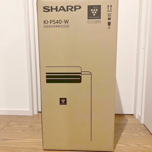 SHARP - 【新品未開封】SHARP 加湿空気清浄機 KI-PS40-W プラズマ