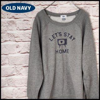 オールドネイビー(Old Navy)のOLD NAVY　トレーナー　レディース ゆるだぼ　アメカジ(トレーナー/スウェット)