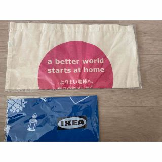 イケア(IKEA)のIKEA 非売品 トートバッグ 手ぬぐい(ノベルティグッズ)