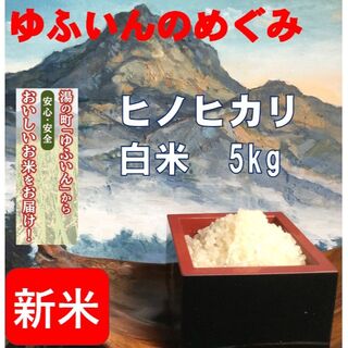 2022年産「ゆふいんのめぐみ」ヒノヒカリ白米5kg(米/穀物)