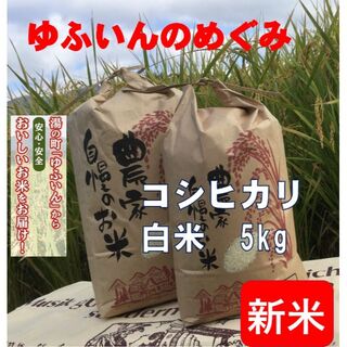2022年産「ゆふいんのめぐみ」コシヒカリ白米5kg(米/穀物)